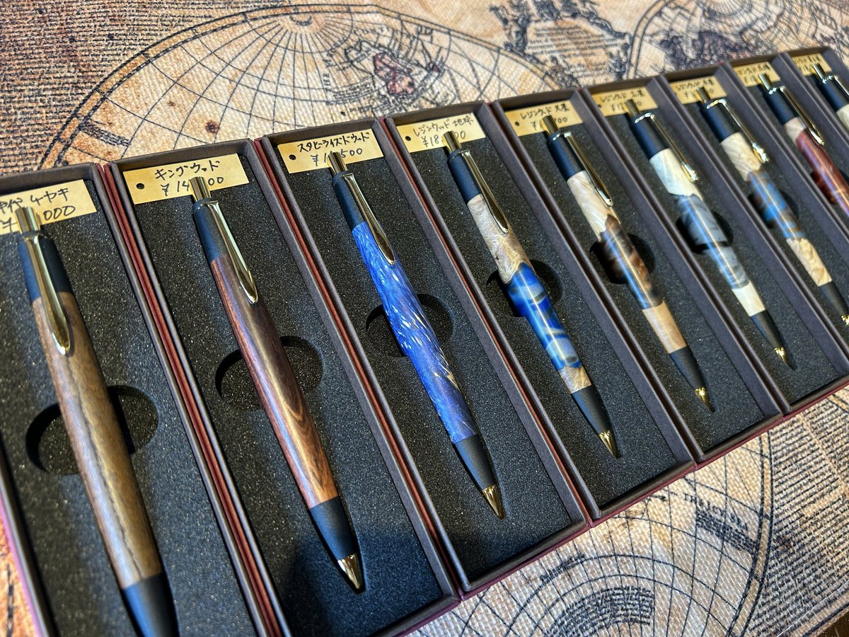 東京ペンショー 11/ 1.2.3 出品紹介➇ ◇ボナンペン 【レジンウッド