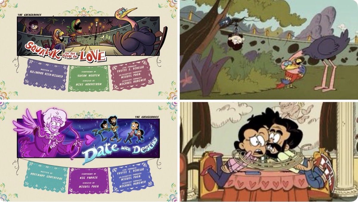 Here’s to 4th belated Anniversary of Squawk in the Name of Love and Date with Destiny! 💜🎉 #TheCasagrandes #TheLoudHouse #4thAnniversary