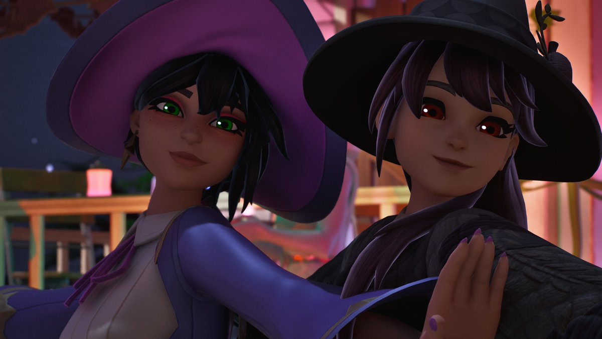 今年もフォートナイトの世界に可愛い魔女がやって来ました‼️

明日で1歳になる魔女レクサちゃんとのツーショット📸🫶

2人とも可愛すぎて目が癒される👀 

#Fortography
#Fortnite
#フォートナイト 
#Lexahexbringer
#HelsieMidnight
#Helsie