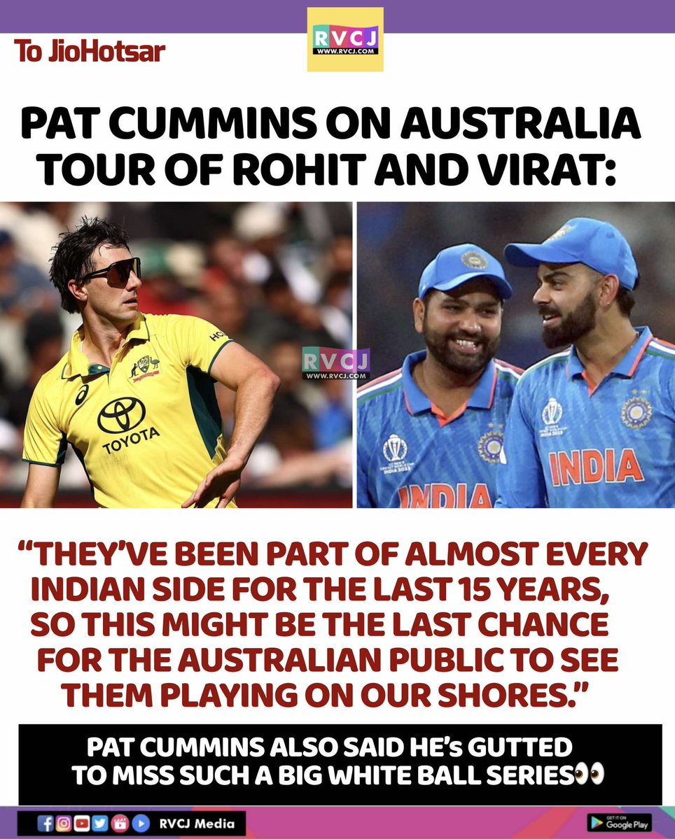 Pat Cummins on Australia tour of Rohit Sharma &amp; Virat Kohli