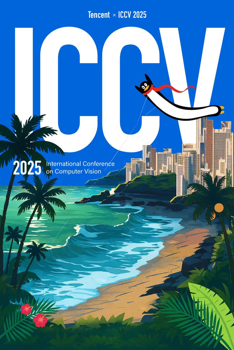 yshan2u's tweet photo. 🚀🚀Tencent × ICCV 2025 @ Hawaii will showcase cutting-edge vision & multimodal AI research at ICCV 2025 (Oct 19–23, Honolulu).
📍 Booth 113 – Meet experts from Hunyuan, ARC Lab, AI Lab, WeChat Vision, and Game AI.
🌴 青云 × Hawaii Tech Party 🗓 Oct 22 | Royal Hawaiian Hotel.  A by-invitation evening for new grads & researchers to connect with Tencent’s AI leaders — tech sharing, networking & career opportunities.
👉 Apply for your invitation: https://t.co/ERumgflTAO