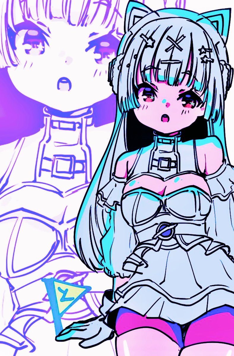 切り抜き方と色味調整

ドットペンとか使ったらもうちょい良かったかも