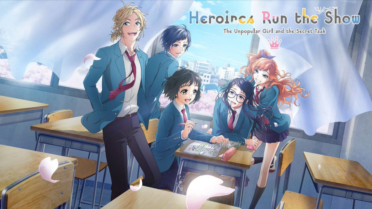 AnimeVibzz's tweet photo. "Heroines Run the Show: The Unpopular Girl and the Secret Task" Anime All Episode Now Streaming in Tamil, Telugu and Hindi dubs On Crunchyroll...🙌 https://t.co/d0RbXJ3hBx