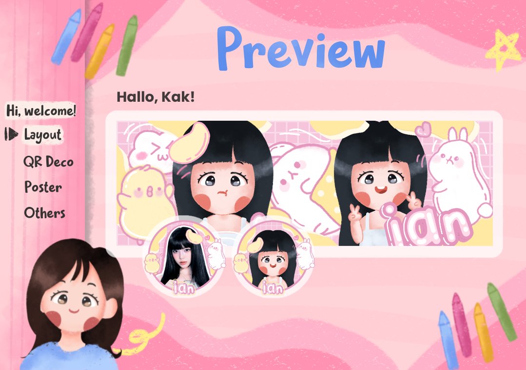 help repost?🎀

#OspekTime

hi, aku mmbawa anak baru yg gak baru2 amat sih... ini cuman pembaruan katalog layout lama yg kuubah jdi chibi, kenalin namanya fluffy!💗

bisa DM ak klau gak aman ya! oiya layout jiwoo, yuha, sm ian nya ufs yaa! kujuwal dgn harga 2OK ajaah!

#zonauang