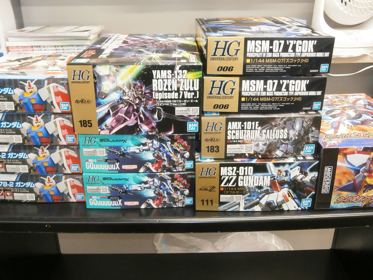 プラモ再入荷✨】 本日若干数再入荷しました お立寄りの際は是非展開中