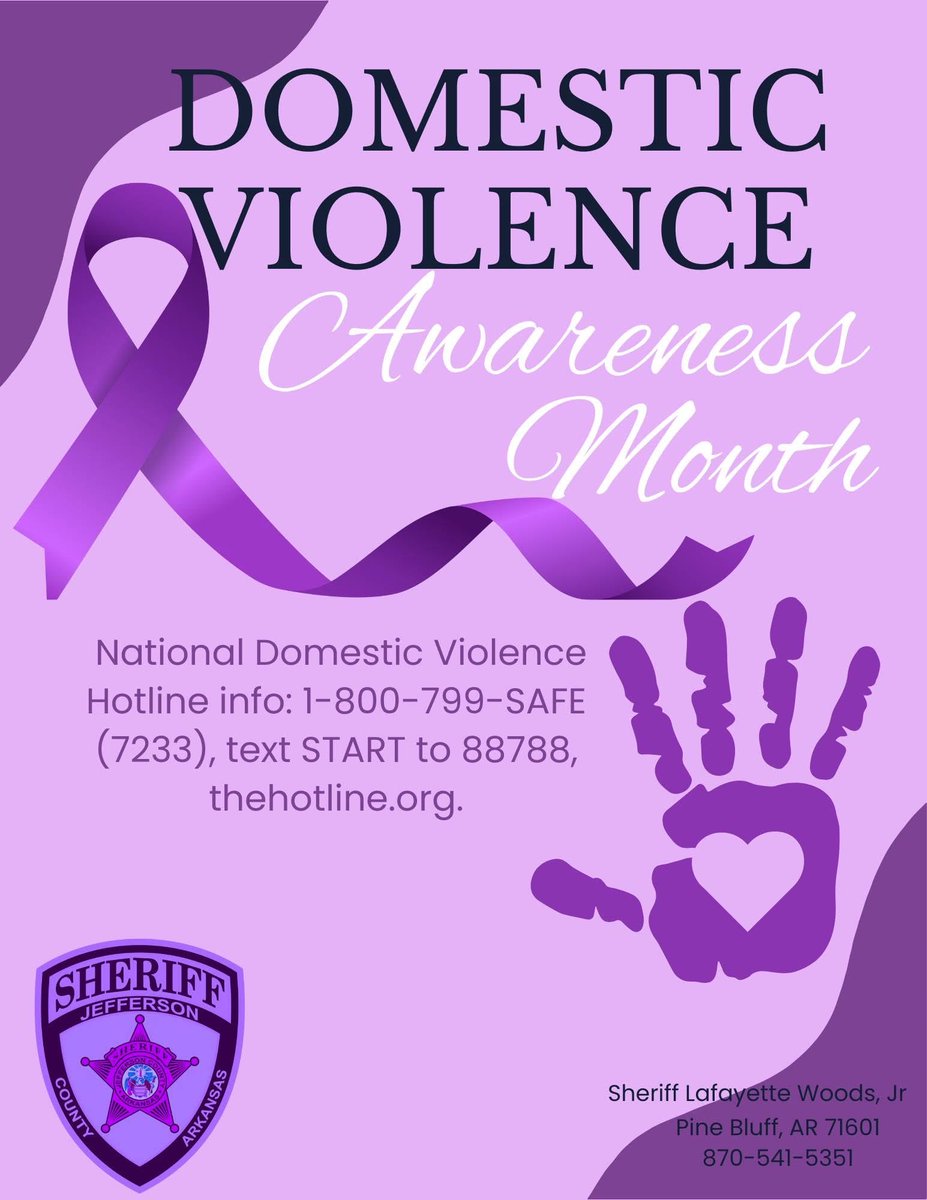 October is Domestic Violence Awareness Month. We believe survivors and act on risk. In danger, call 911. Confidential help: 1-800-799-SAFE or text START to 88788. Local: CASA Women’s Shelter (870) 535-2955. You are not alone. #DVAM #SupportSurvivors