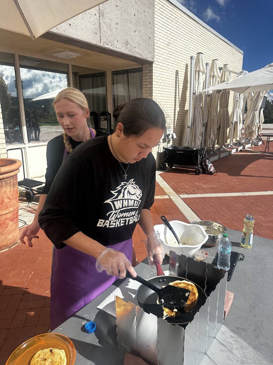 They can shoot - score - defend and COOK - Chef Mustangs - Homecoming Cook Off and the Lady Mustangs take FIRST