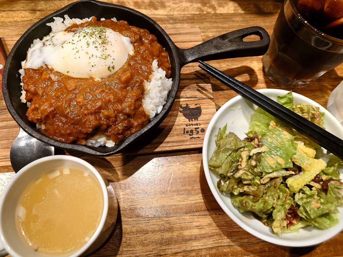 AKIMI_rsa's tweet image. おひる！
キーマカレー好きー😋
腹パン🤣
#ミートキッチン 
#log50