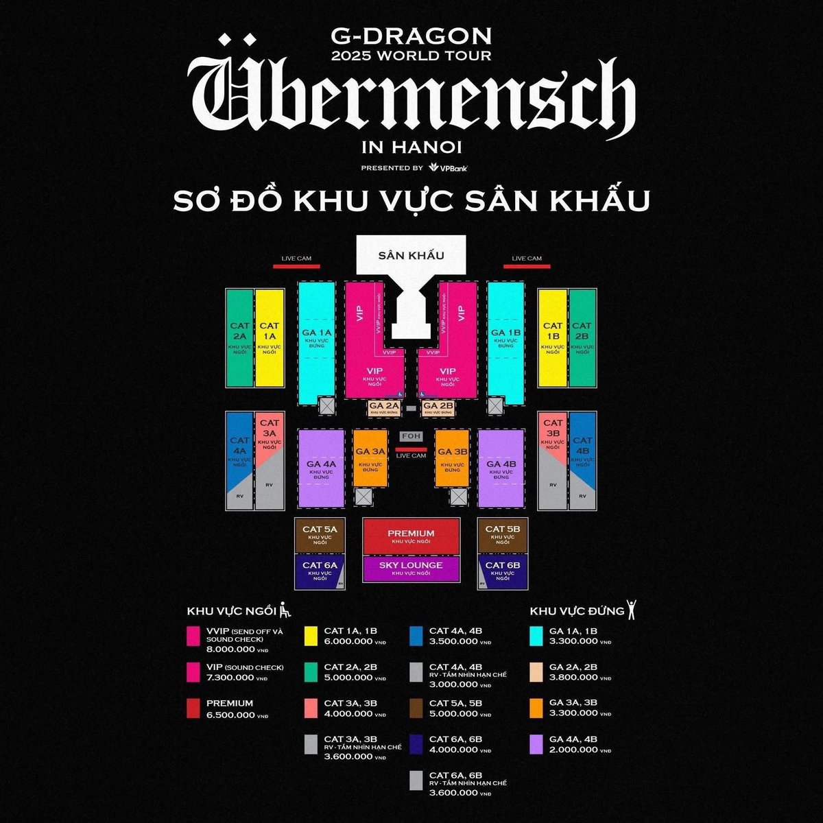 almalibr3's tweet photo. #GDinHaNoi #Übermensch #HaNoi #GDRAGON2025 #ubermenschinhanoi #bigbang #GDWORLDTOURUEbermensch 
Pass day 1 - 3 ticket 
08/11/2025 

Day 1: 1 Vip A - VND13M - usd 500

Day 2: GA3B - vnd 5m8/2 tix - usd240

09/11/2025

Day 2: VIP B - vnD12M - usd450 

All ticket is go with meee https://t.co/b0RGA29yVK