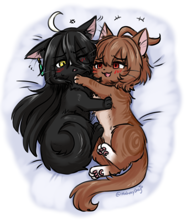 アグネスタキオン(ウマ娘) ,マンハッタンカフェ(ウマ娘) 「more umakitties cuz i cant be stopped ta」|✨Yuri // ゆり✨のイラスト