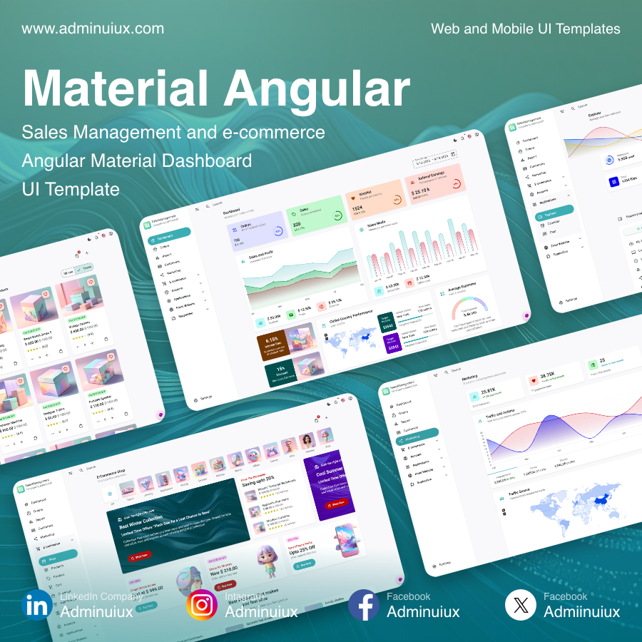 Admiinuiux's tweet image. zurl.co/C4oZ5
Accelerate development with the Ultimate Angular UI Kit. Save hundreds of hours on frontend for your application. Sales Management provides modular components a flawless,
#AngularDevelopment #MaterialDesign #ScalableArchitecture