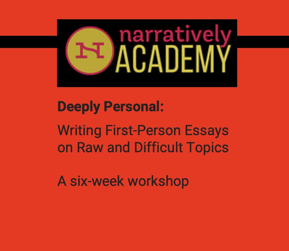MichaelJortner's tweet photo. 😍 Earlier this year I made a commitment to developing as a writer. That's why I signed up for this @Narratively workshop with @cerothstein on digging deep to come up with raw and personal essays. So far I'm loving it. #essaywriting #writing #nonfiction #publishing #stories https://t.co/4BgPYV2Gio