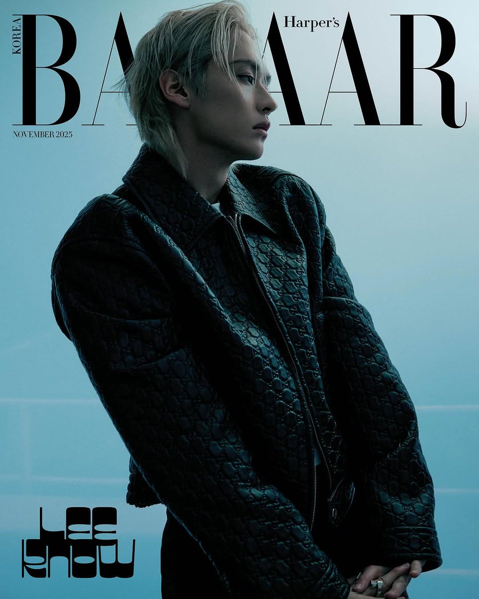 INFO ] #LeeKnow will grace the cover of Harper's Bazaar Korea's