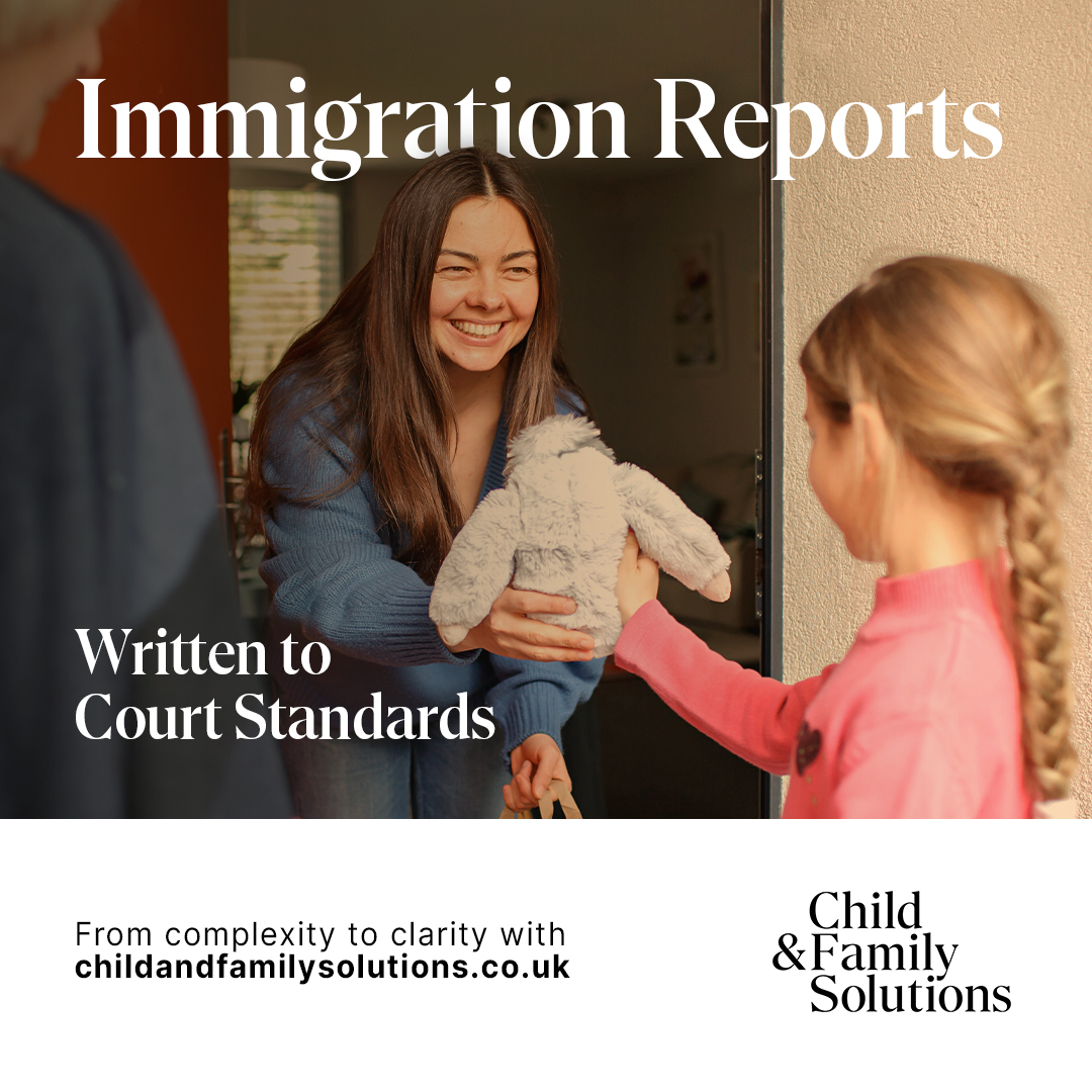 CFSTeamUK's tweet photo. Families often ask about our Immigration Reports.
Are they accepted by the Home Office?

While the final decision rests with the Home Office, CFS reports are written to court-compliant standards and are widely used by solicitors to support applications and appeals.

📌 Learn more: https://t.co/zumpukSqs0

 #ImmigrationReports #FamilySupportUK #divorcesupport #IndependentSocialWork #FamilyLaw