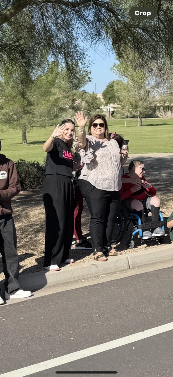 AdminLeadServe's tweet photo. A great day for an #extraordinary @TheMRHS #HOCO25 parade! Thanks to everyone for coming out! @DVUSD @CCBobcats @TerramarArts @westwingmustang https://t.co/oQdEBXoCzg