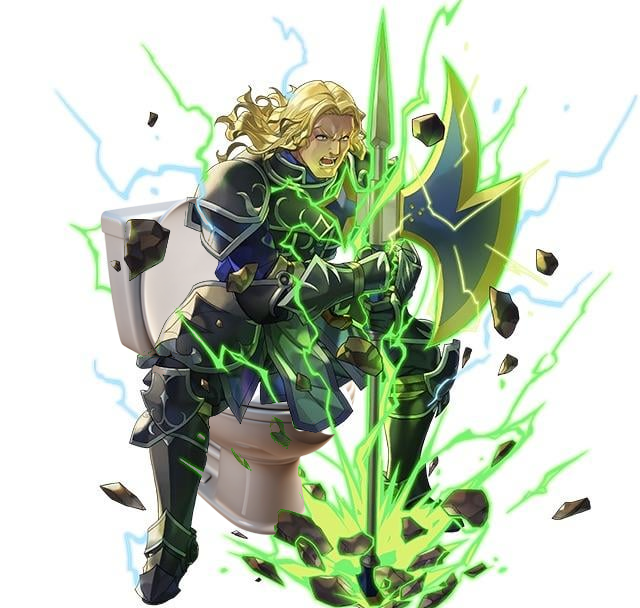 「He is here to drop boulders」|CyanYohのイラスト