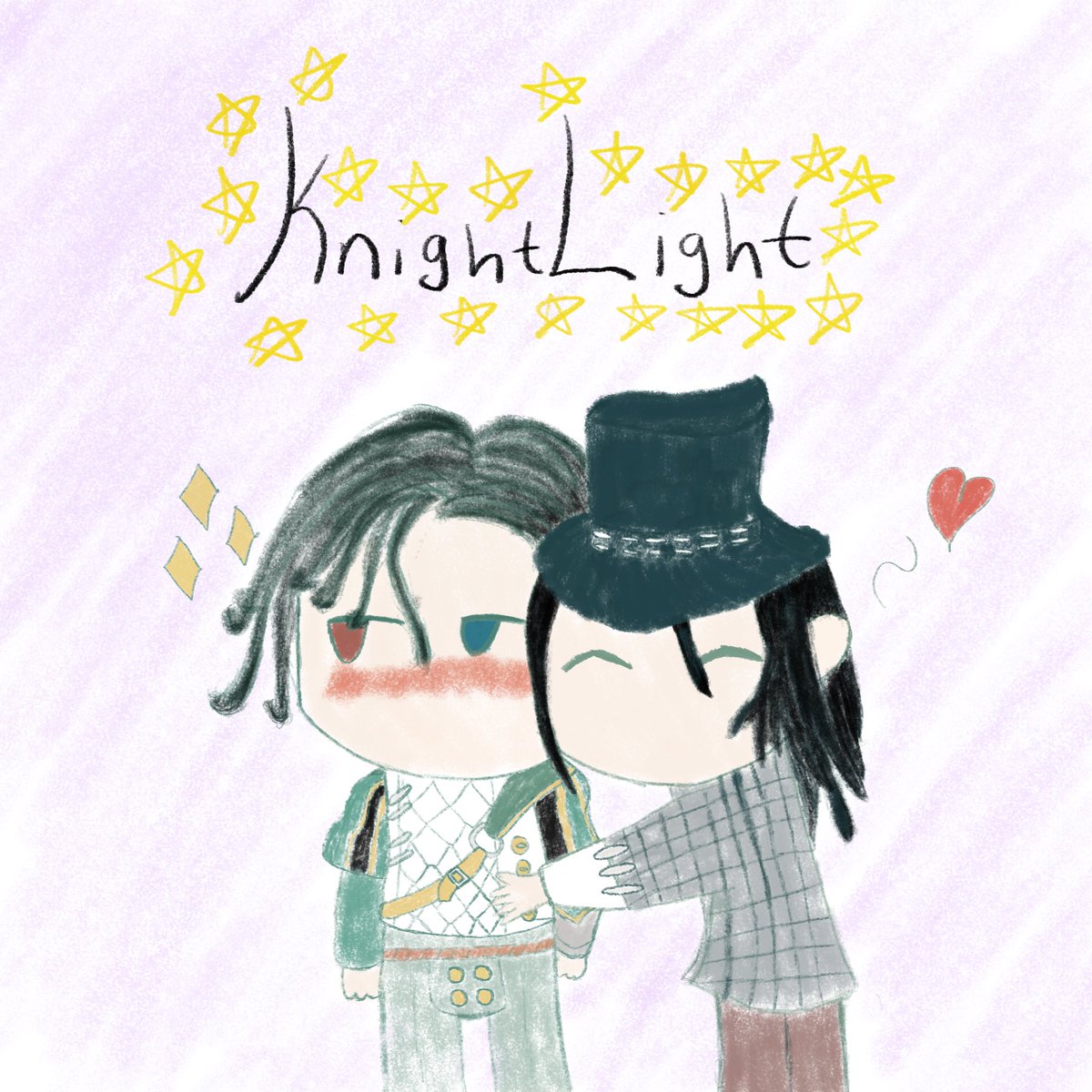 EdgarLatte's tweet image. Introducing my newest rare pair: KnightLight!!!! 

Brain rot courtesy of @Rousselv_ and ship name courtesy of me!! 

#IdentityV #idv #idvart #KnightLight #RichardSterling #AmandaGaddis