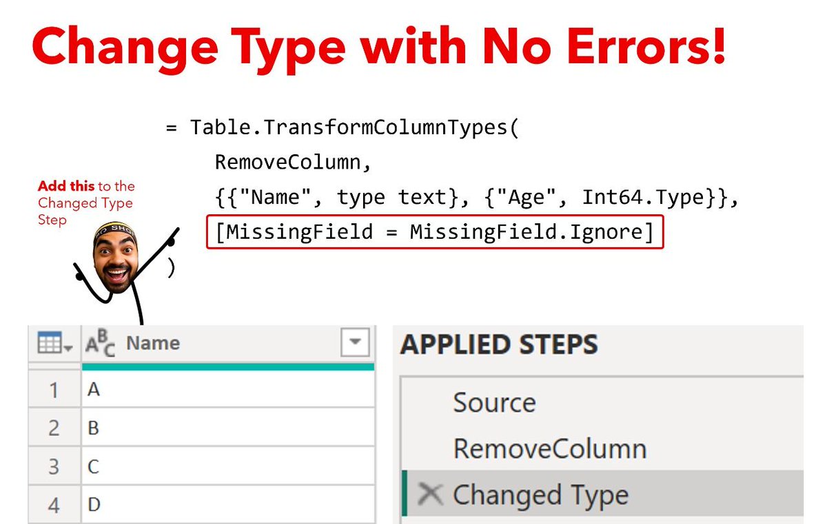 🎉 Power BI Just Made Our Lives Easier
Remember those annoying "Column Not Found" errors that broke your entire data refresh? 
Yeah, those days are (mostly) over.

😑 The Problem - 
You've built a beautiful Power Query transformation. 
Everything works perfectly. 
Then one day, a