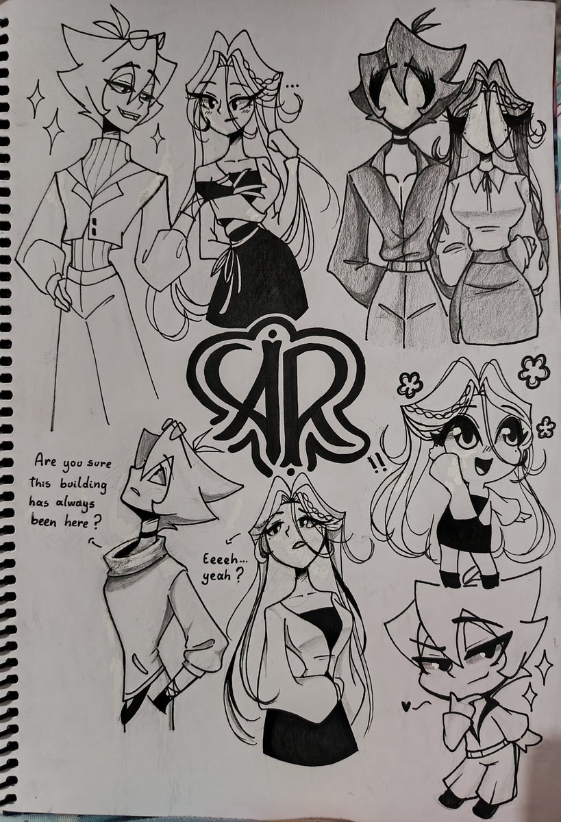 💀x🌷 Azrael y Raquel in the human Word ✨

Algunos garabatos de estos 2 😅 por fin lo terminé, aún no se me dan algunos stilos pero me ha servido de práctica, disfruté mucho de hacerlo ^^

Azrael belong to: <a href="/esbellesantos/">🔻𝕖𝕤𝕓𝕖𝕝𝕝𝕖 🔺</a> 
Raquel belong to me ✌️
#HazbinHotelOC #Fanfic