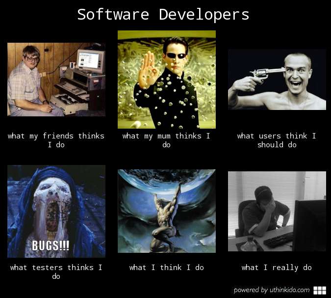 homi3kh's tweet image. software development is 10% code, 90% emotional damage.
#SoftwareDeveloper #TechMeme
💬 Tag a dev who lives this every day.