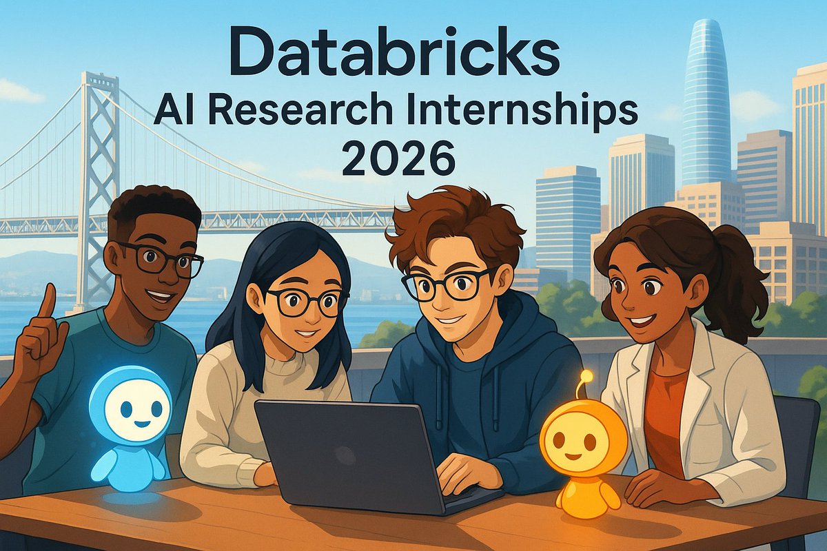 🚀 Our <a href="/databricks/">Databricks</a> Mosaic Research team are looking for research interns for Summer 2026!

Our team explores exciting challenges at the intersection of AI and data, especially in how AI agents can help enterprises reason over knowledge and automate data workflows.

We work on