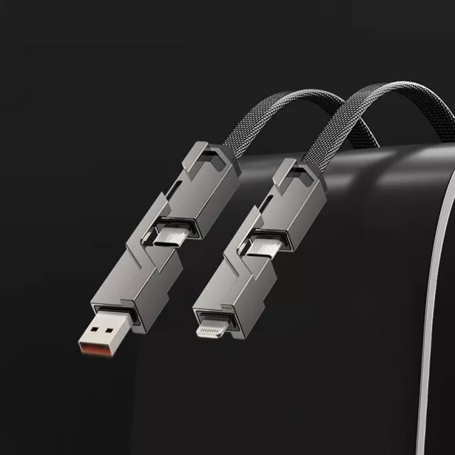 yourprimechoice's tweet photo. 4-in-1 USB C Lightning Fast Charge &amp; Sync Multi-Cable https://t.co/0lzlAjdYdh All-in-One Design: Features LIGHTNING, Type-C, and Micro USB connectors.
Power Delivery: 60W | High-Speed Data Sync | Anti-Tangle Braided Design: Say goodbye to messy, tangled cables https://t.co/x3TqhIYYnk