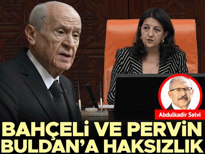 Hurriyet's tweet image. Abdulkadir Selvi yazdı: Bahçeli ve Pervin Buldan’a haksızlık
🖊️ @abdulkdir_selvi
hurriyet.com.tr/yazarlar/abdul…