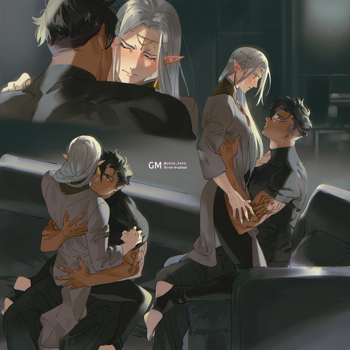 yoza_kana's tweet image. 過去描いたヴェンシャム見返してた