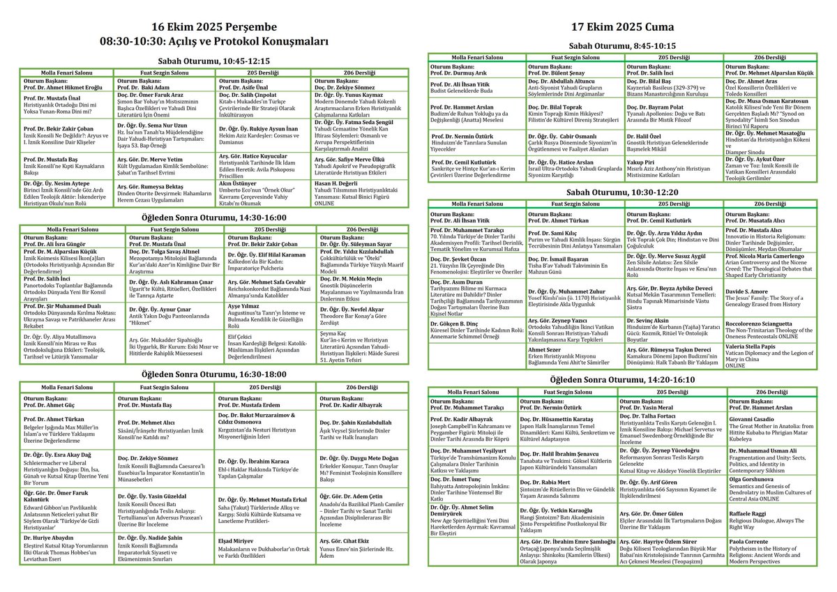 Bugün 2. Türkiye Dinler Tarihi Kongresi başlıyor. İlgilenenleri bekleriz.