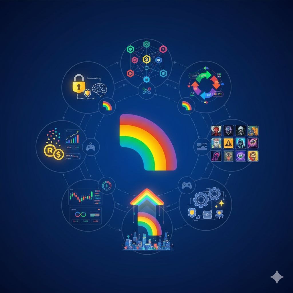 Areeshanudrat's tweet photo. Rainbow Wallet Building the Next Standard of Self-Custody & On-Chain Identity 

✓ Non-Custodial Control & True Ownership
At its core Rainbow gives you complete control your private keys stay with you not on a server not with the company that means total financial sovereignty the essence of crypto freedom.

✓ Multi-Chain & Layer-2 Support Cost Efficiency Rainbow isn’t limited to Ethereum mainnet it seamlessly connects with Optimism Arbitrum Polygon and more reducing gas costs speeding up transactions and bringing scalability to everyday users. 

 ✓ Built-In DeFi Tools Swaps & Liquidity Routing Rainbow integrates DEX swaps bridges and liquidity aggregators directly inside the app users get best price routing low slippage and MEV protection a smooth all in one DeFi experience without leaving their wallet.

✓ NFT Gallery & Visualization
It’s not just a storage app it’s an art gallery Rainbow beautifully displays your NFT collections across chains with send receive and tracking features for collectors who value aesthetics and clarity.  

✓ Rainbow Points → $RNBW
Token (Coming Q4 2025) Loyal users have been earning Rainbow Points and now they’ll evolve into $RNBW tokens this transforms engagement into real tradable and governed rewards creating a user-owned economy within the ecosystem.  

✓ Real-Time Data Charting & Smarter UI
Rainbow’s upgraded interface introduces live token data instant balance refresh and in-app charts for faster smarter decision-making everything updates in real time no refresh needed.  

✓ Perpetual Futures Trading via Hyperliquid  
A major Phase 3 milestone on-chain perpetual trading through Hyperliquid users will access leverage and derivatives all from within Rainbow no switching platforms no compromise on security.

✓ Gamification & Daily Engagement Tools 
Rainbow adds a layer of fun to finance with daily token games challenges and loyalty rewards users stay active earning points as they interact learn and play inside the app.

✓ Sustainable Growth & Continuous Upgrades Rainbow’s commitment to speed reliability and design remains ongoing phase 3 updates include faster app performance smoother dApp connections and improved built-in browser capabilities a steady evolution not hype.

✓ Competitive Edge in the Wallet Race 
With its tokenized reward system and intelligent design Rainbow is positioning itself as a true challenger to @MetaMask and other giants the upcoming $RNBW token and advanced feature set highlight why Rainbow is not just another wallet it’s a Web3 ecosystem in motion.  

Rainbow Wallet isn’t just where your crypto lives it’s where your on-chain identity grows Smart Beautiful Secure a true companion for the Web3 generation.