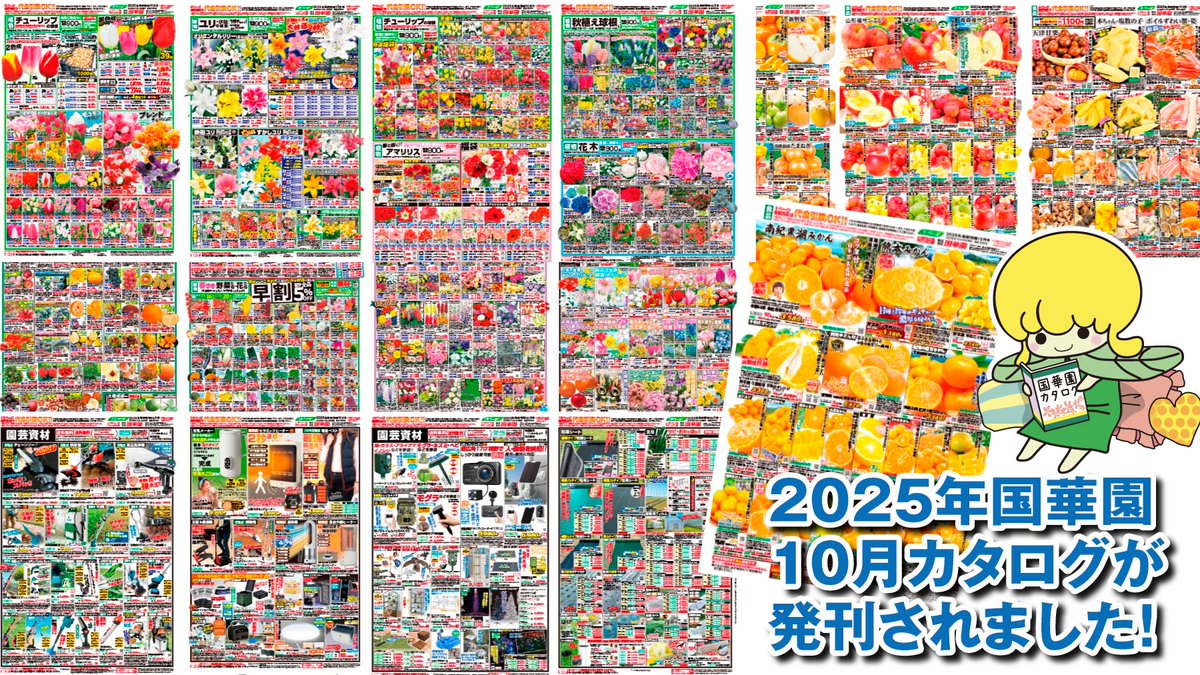 10月カタログ発刊】 そろそろ秋の気配が濃くなって参りました。 秋～冬