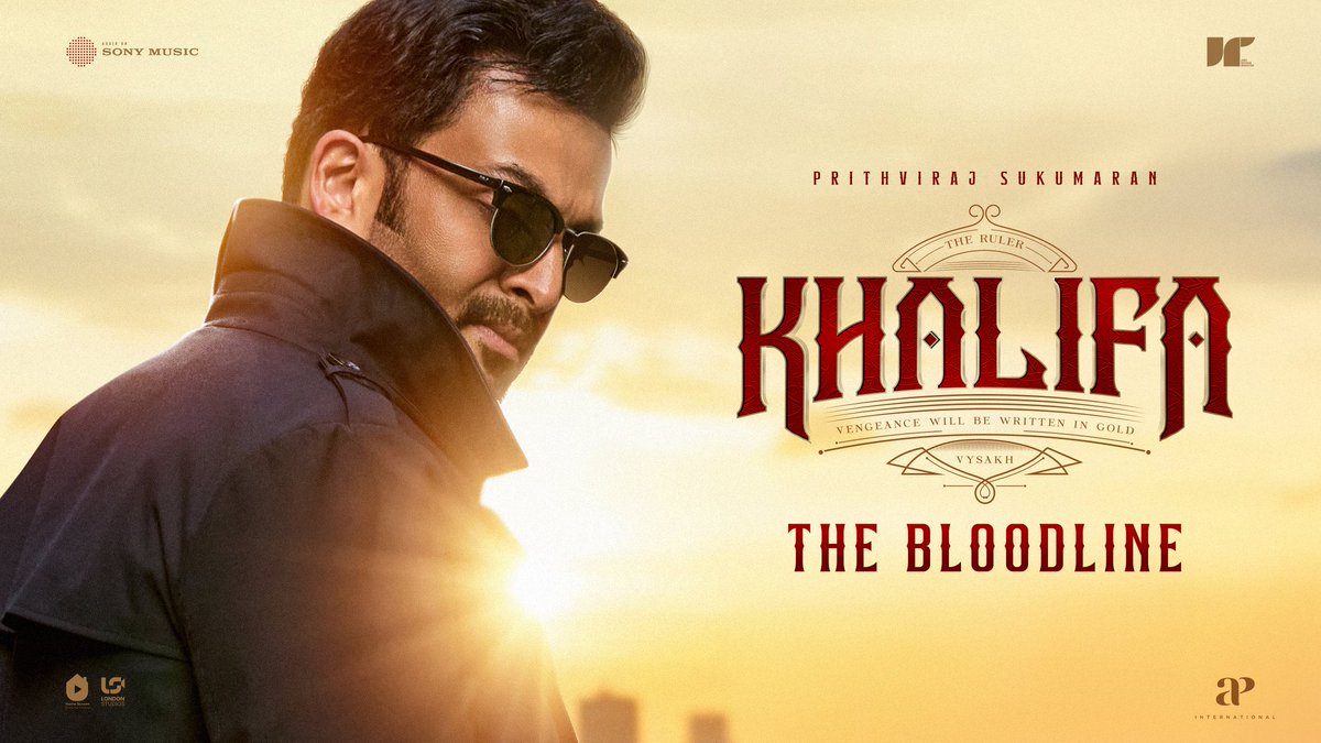 SonyMusicSouth's tweet photo. Wishing the man, the myth, the @PrithviOfficial our Aamir Ali a roaring birthday! 🔥

Here comes #Khalifa #TheBloodline promo 💥

➡️ https://t.co/tfnC8qKh4G

@DirectorVysakh #JinuVAbhraham #JiinuInnovation #SurajKumar #JomonTJohn @jakes_bejoy 

#KhalifaOnSonyMusic https://t.co/6rCBgfEdWl