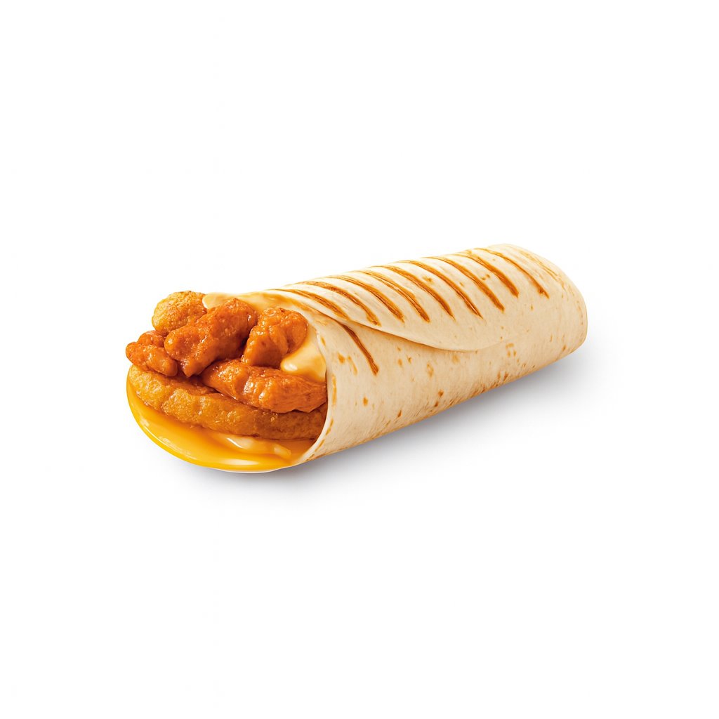 internetvin's tweet image. Look at these two images. 

They are both Tim Hortons Farmer&apos;s Wraps, but one of them has butter chicken. 

The Tim Hortons Butter Chicken Farmer&apos;s Wrap is being released on October 21st, 2025. 

I don&apos;t think people understand what is about to happen.