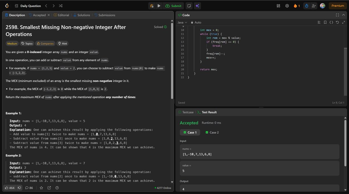 madhavtiwari24's tweet image. Day 169 of #365DaysOfLeetCode ✅Just solved LeetCode problem No. 524! Let’s keep pushing!📷#LeetCode #CodingChallenge #ProblemSolving