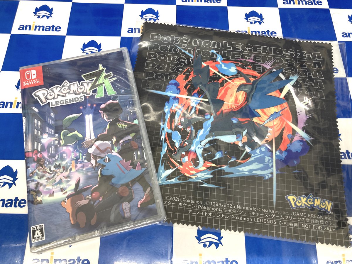 ゲーム入荷情報】 🎮『Pokemon LEGENDS Z-A』 ＃アニメイト特典