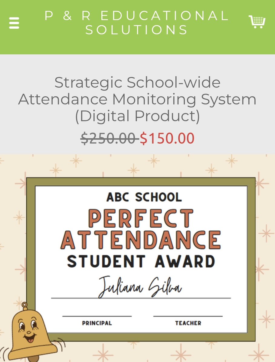 Looking for a systematic way to increase your attendance in a significant and positive manner that is sustainable? Consider P &amp; R Educational Solutions, LLC. 
preducationalsolutions.com/store/p40/Stra…