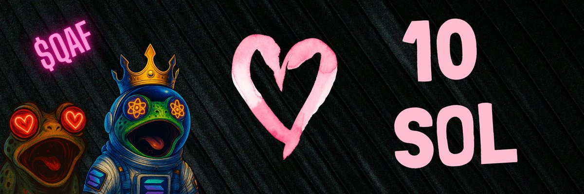 $QAF is looking for friends to collaborate with?? Who wants to be our ♥? 

Like, share, and tag 5 friends — if we get massive engagement, we’ll give away 10 SOL to some lucky participants! 💚

#Collaboration #giveway