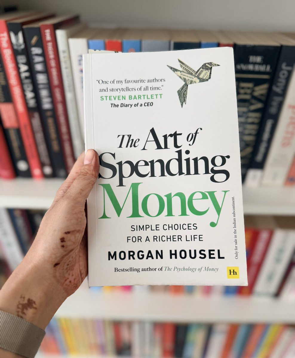 Divya Mangotra Manchanda (@divyamangotra) on Twitter photo I rarely say everyone should read a certain book unless itβs The Art of Spending Money.
Iβm almost halfway through and savouring every page. Itβs rare to find a book this good.
<a href="/morganhousel/">Morgan Housel</a> I rarely say everyone should read a certain book unless itβs The Art of Spending Money.
Iβm almost halfway through and savouring every page. Itβs rare to find a book this good.
<a href="/morganhousel/">Morgan Housel</a>