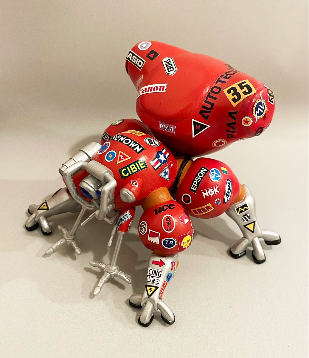 Check out this awesome Fuchikoma model made by @BRIGADExU_ichi
