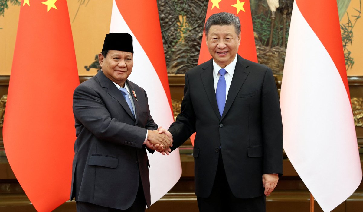 BREAKING:

Indonesia has agreed to purchase 42 J-10 fighter jets from China in a deal worth over $9 billion.

This is one of China's largest and most historic arms exports ever.