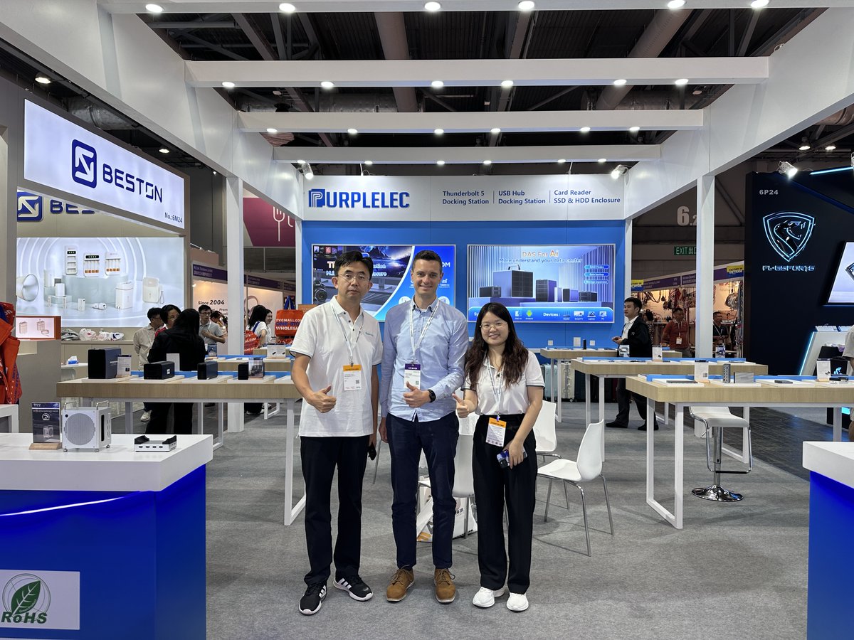 Let's meet again at the next exhibition!🥳

#usbhub #docking #dockingstation #ssdenclosure #hddenclosure #capturecard #SourceManufacturer #OriginalSourceFactory #Factory #B2B #BtoB #China #wholesale #customerservice #oem #odm #medicina #medichina #GSConsumerElectronics