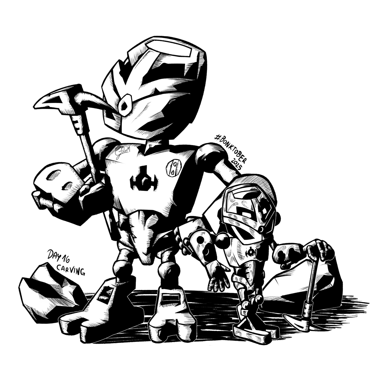 Graphic_GoleM's tweet photo. Another Hafu Original.
Day 16: Carving
#Inktober #Inktober2025 #Bionicle #Bonktober #Bonktober2025 #Lego #Matoran #Hafu #stone #statue #rock https://t.co/93hi41xi2B