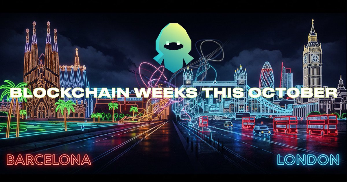 October is big for the Web3 scene in Europe 🇬🇧🇪🇸

<a href="/EBlockchainCon/">European Blockchain Convention</a>, @BlockworksDAS, <a href="/LDN_Blockchain/">London Blockchain Conference</a> and <a href="/Zebu_live/">Zebu Live</a> are bringing crazy energy to these two cities. 

Our founders will be there. If you’re attending too, let’s connect and talk growth, community, and the next wave of