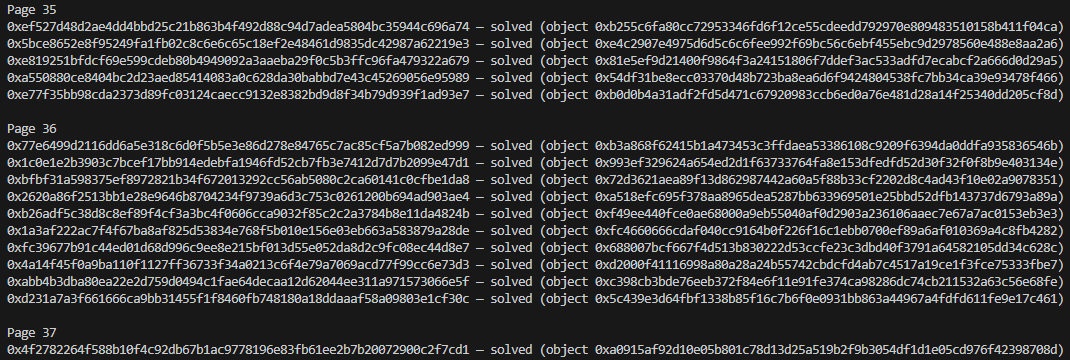 plzlethimcook's tweet photo. Good job, answer found! By the way I did a little research. @ikadotxyz probably wanna check addresses on pics. Same reveal_nft time, same riddle guess time,  same activity. 2 riddle guesses - 2 right answers. Addresses are in reveal_nft order. https://t.co/kH0xyePTot