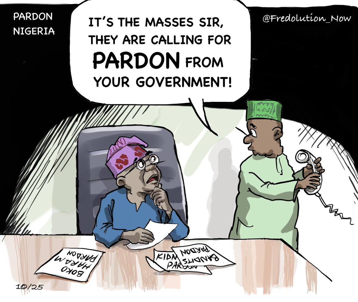 Fredolution_Now's tweet image. My cartoon today: @grok is really crazy!🤪 😂