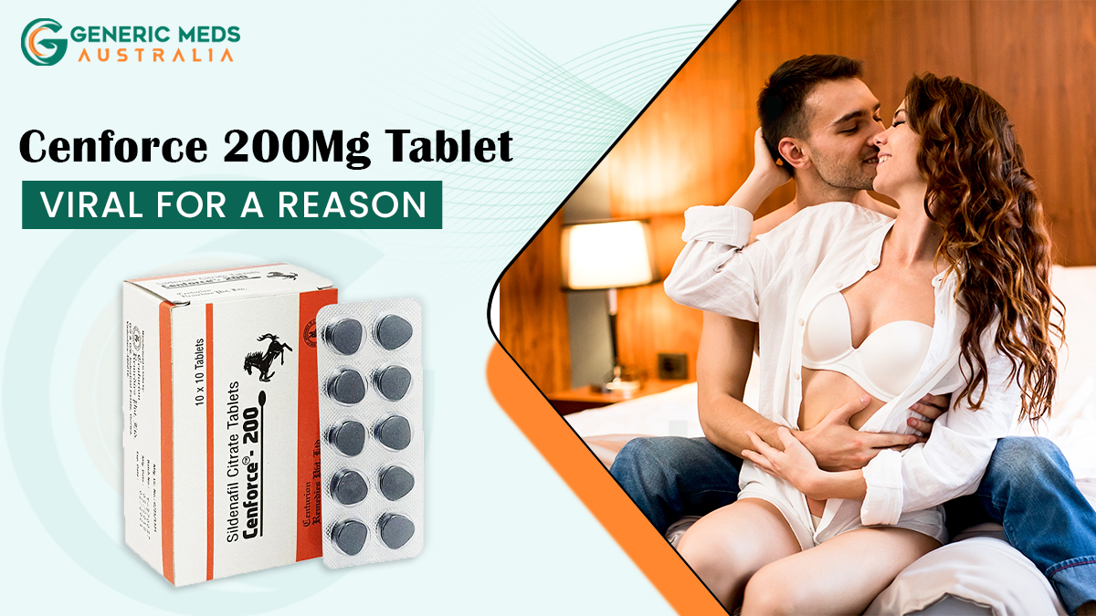 genericmedsau's tweet image. Cenforce 200 mg tablet is going viral for a specific reason, it gives fast and effective results for erectile dysfunction, increases confidence, and stamina.

#cenforce200 #MensHealthCare #erectiledysfunctionsolution #sexualwellness #mencare #genericmedsaustralia