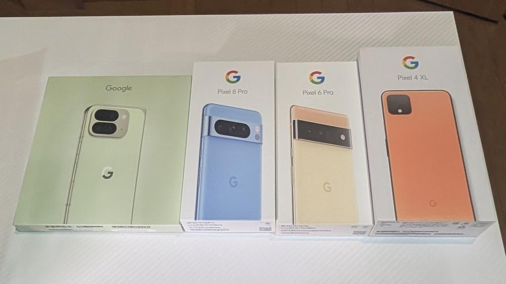 Pixel好き👍
毎回下取り購入で箱だけコレクション📦✨

#Pixel10ProFold