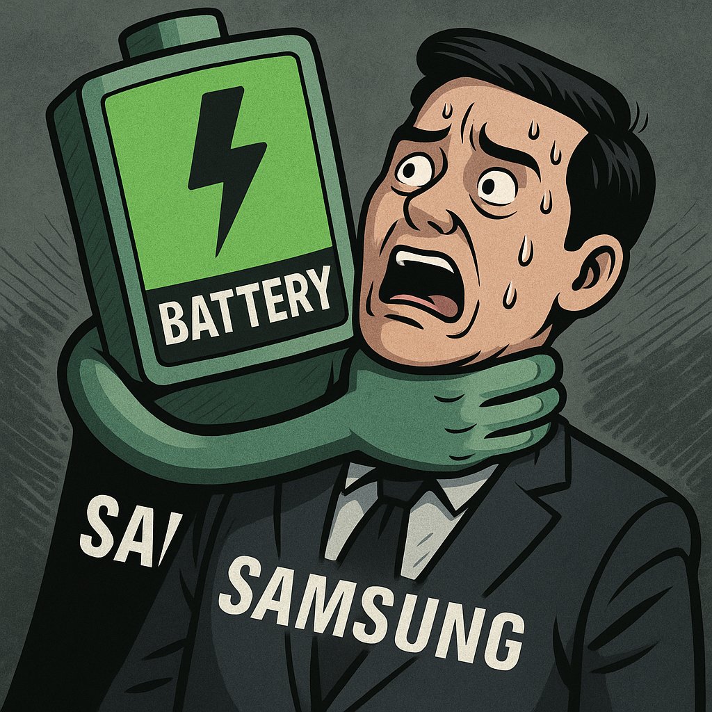 UniverseIce's tweet image. “18 Domino Effects of Samsung’s Too-Small Battery”

— Don’t blame Samsung for not trying. It’s just being strangled by its own battery.

1️⃣ Small battery = crippled performance.
No matter how powerful the chip is, the power wall strangles it. The Snapdragon 8 series can’t unleash…