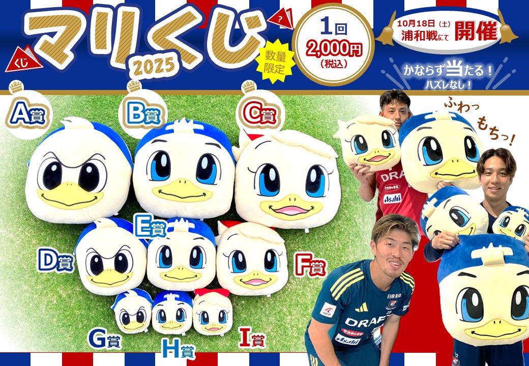 マリノス マリくじ ぬいくるみ 【公式通販】
