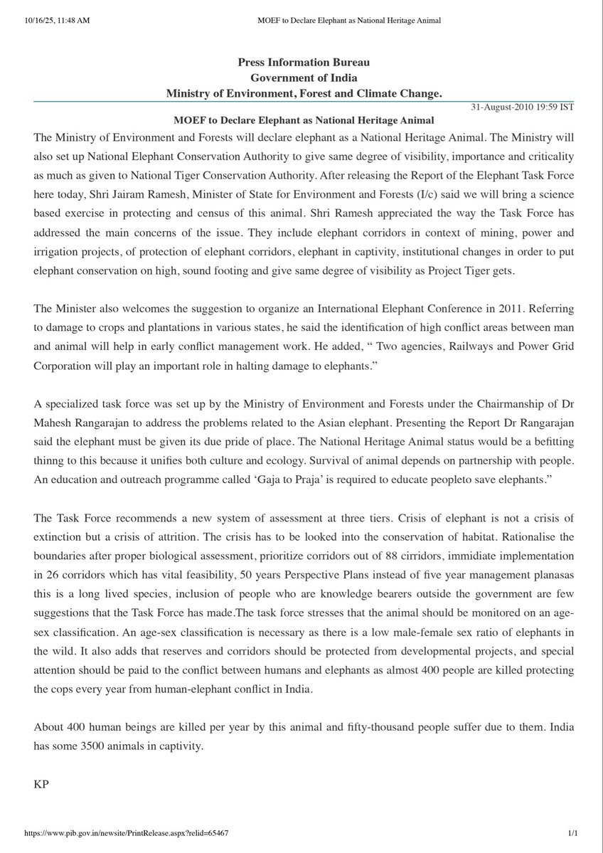 The much-delayed elephant census has just been released. Its results are, strictly speaking, not comparable to previous surveys because of changes in methodology and techniques. Even so, there is a very high probability that the elephant population has declined over the past
